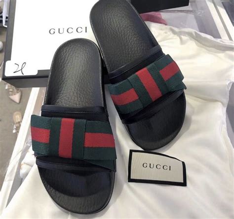 gucci bow slides women|Gucci women's slides clearance sale.